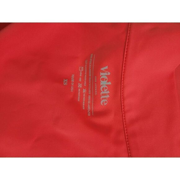 Violette WRAP SKIRT In poppy XS $142 - Picture 3 of 6